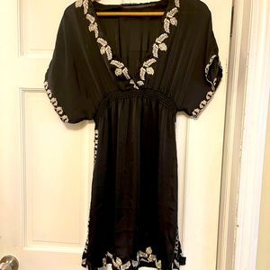 Mid Thigh length polyester dress